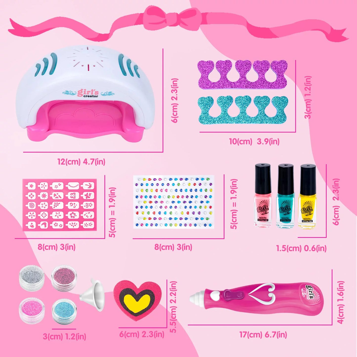 Girls Creator | Girls Nail Art Studio V2 | Beauty Nail Art Set