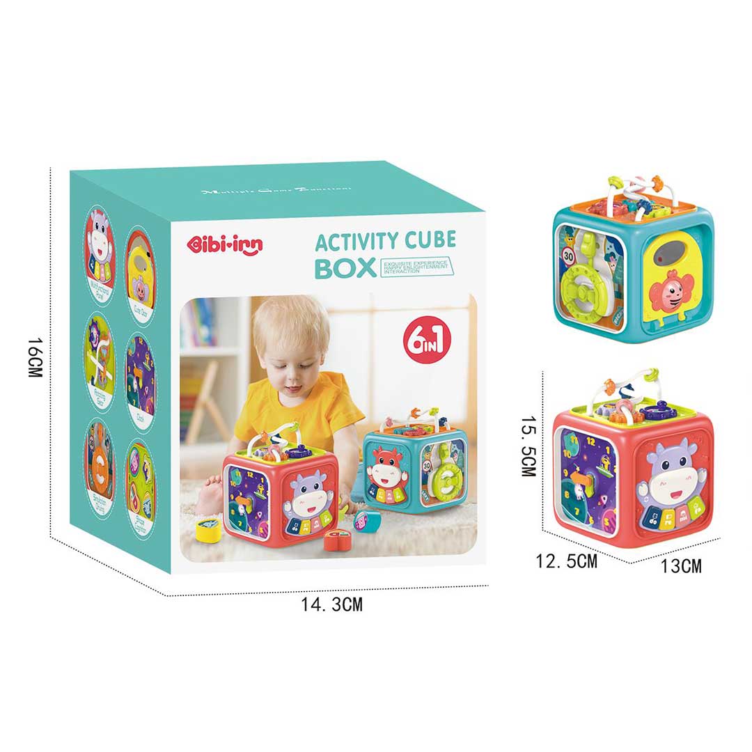 6-in-1 Montessori Multifunctional Activity Cube