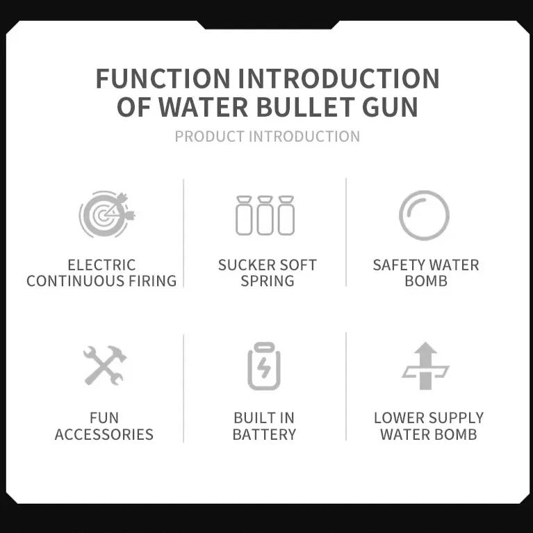 MP5 Electric Gel Ball Blaster | 2-in-1 Auto & Semi-Auto Water Bead Shooter for Teens & Adults