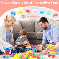 Animal DIY Building Block Set with 26 Soft Blocks
