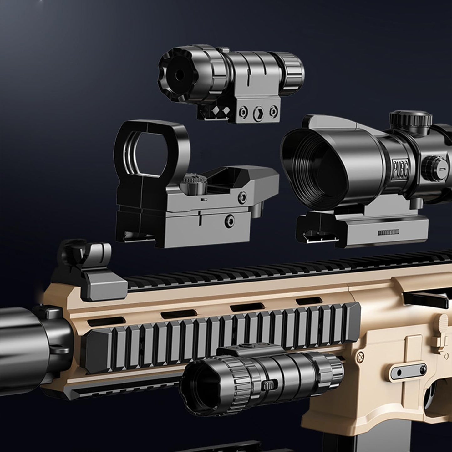 M416 Electric Gel Gun with Scope & Silencer