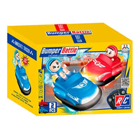 2 Players Remote Control Bumper Cars With Sound Effects & Rechargeable Batteries