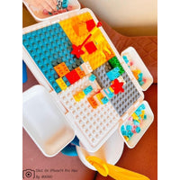 3-in-1 Activity LEGO-Compatible Table with Chair