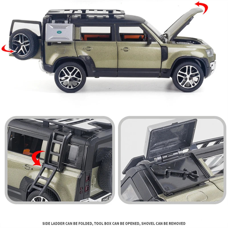 Die Cast Land Rover 1-24 Mini Car | Showpiece Car – The Toy Factory