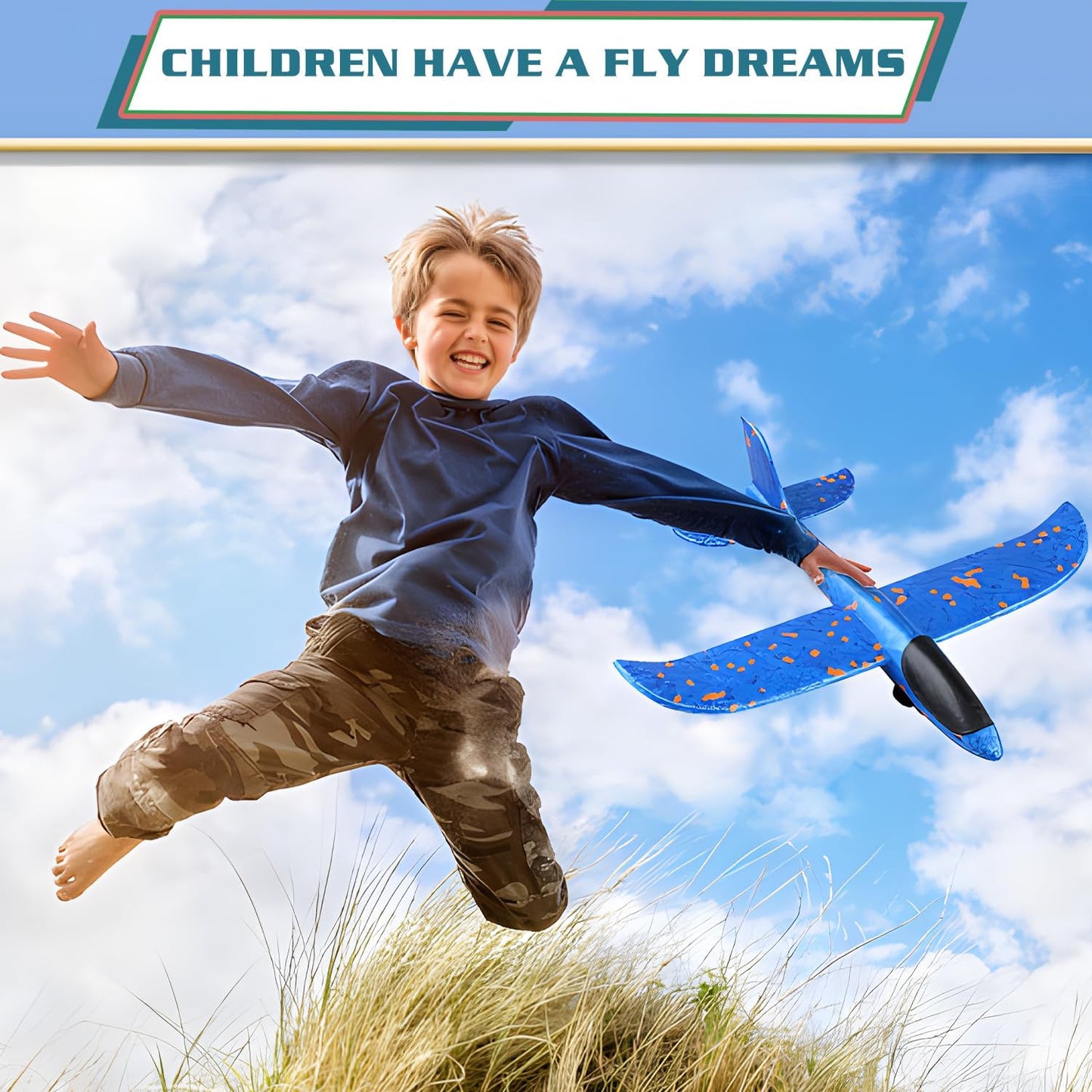 Rocket Shooting Gun | 2in1 Plane & Soft Foam Bullet Shooting Gun