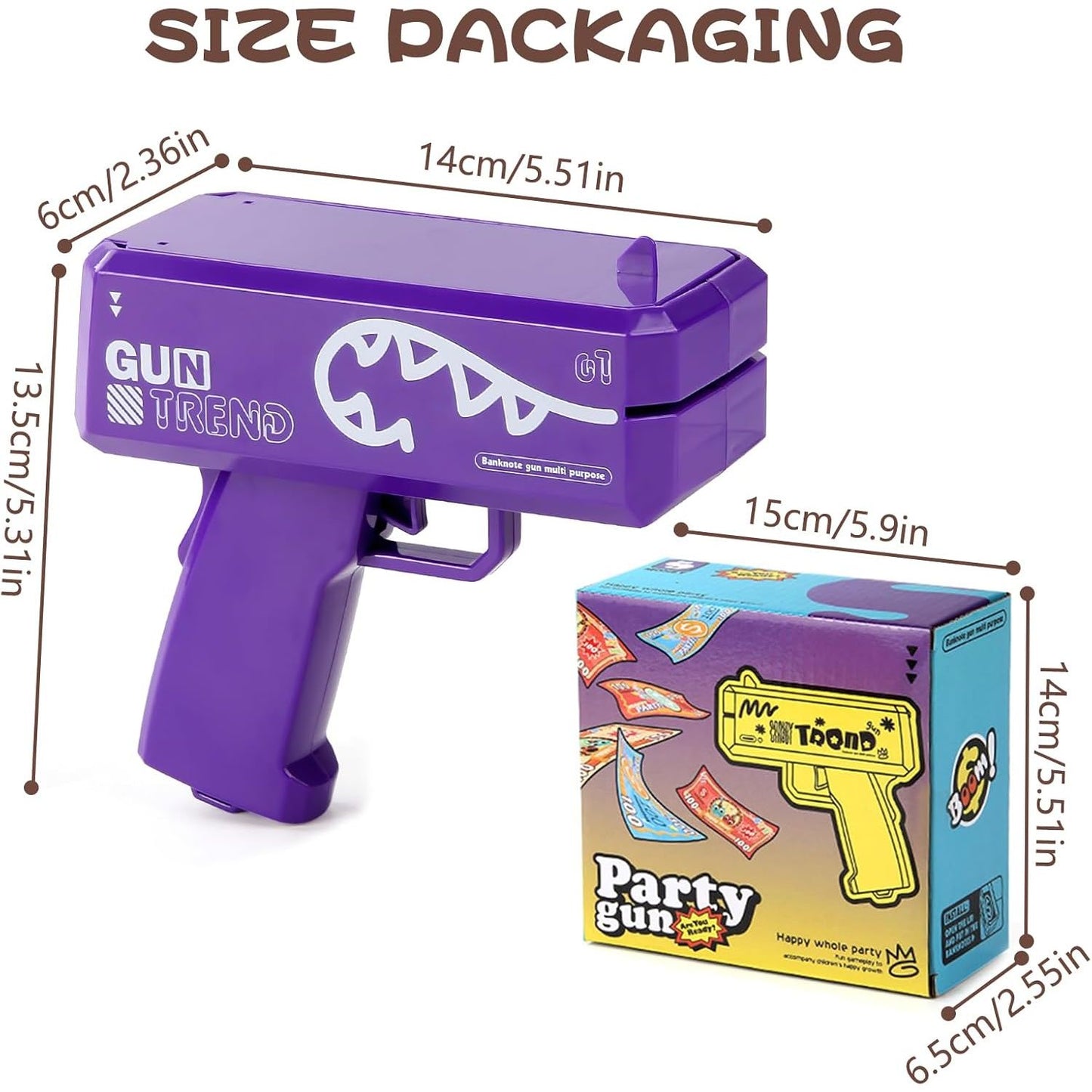 Cute Money Shooter Gun For Kids
