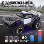 2.4GHz Remote Control Police Themed Rock Crawler With Rechargeable Batteries & Lightning Effects