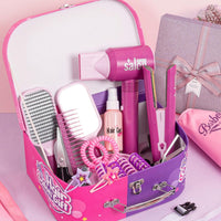 Pink Salon Deluxe Styling Set with Hair Straightener