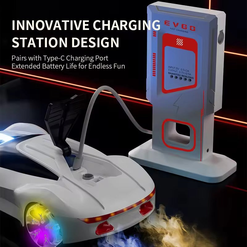 2.4GHz RC Drift Stunt Car with Lights, Music & Spray | Gesture Sensing Remote Control Car Toy for Kids Boys Girls