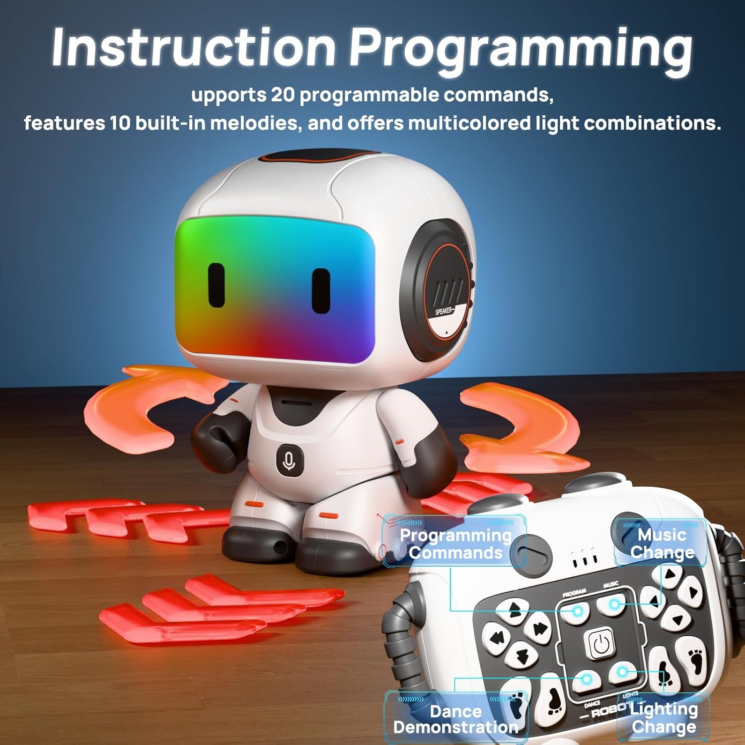 Computer Programmable Toy Electronic Smart Robot Toy | Programmable RC Robot for Kids – The Toy ...