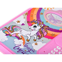 Magical Unicorn Themed Notebook Locker With Accessories For Kids
