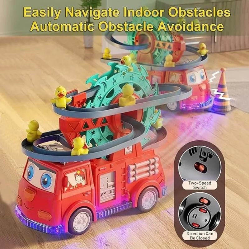 Fire Rail Car Duck Swivel Slide | Car Slide Toy – The Toy Factory