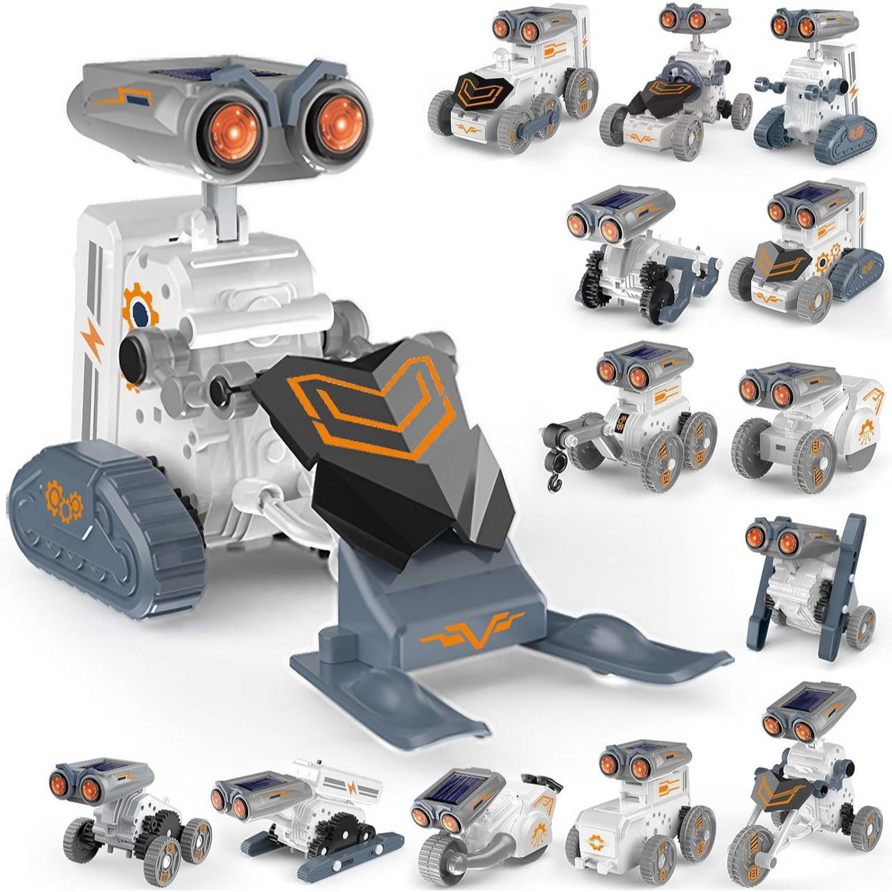 Solar Robot Creation Kit | 14in1 Powered By Sun Robot | DIY STEM 14in1 Robot