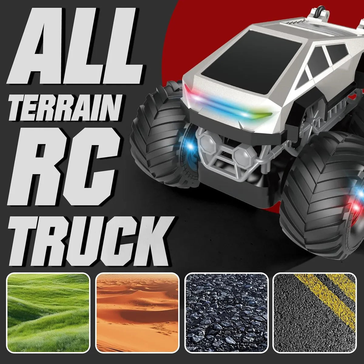 Tesla Cybertruck 4WD RC Car | Racing Off-Road Stunt Vehicle