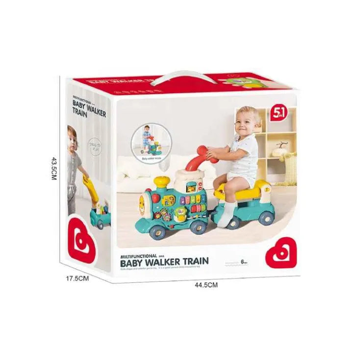 5 in 1 Multifunctional Baby Walker Train Toy For Toddlers | Learning Toy For Kids