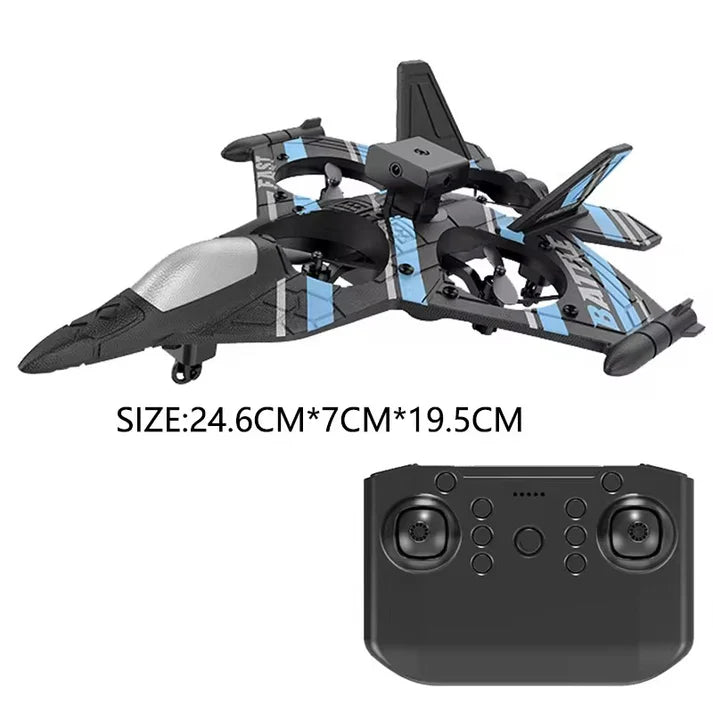 Remote Control Aircraft Drone Jet With Lightning Effect & Rechargeable Batteries