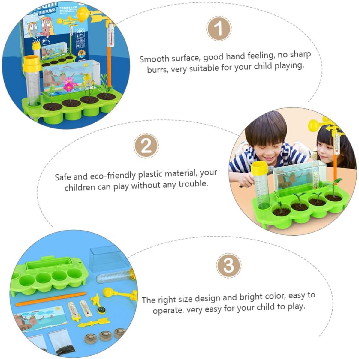 Stem Weather Station Kit | Science Experiment Kit For Kids | Plant Growth & Climate Observation
