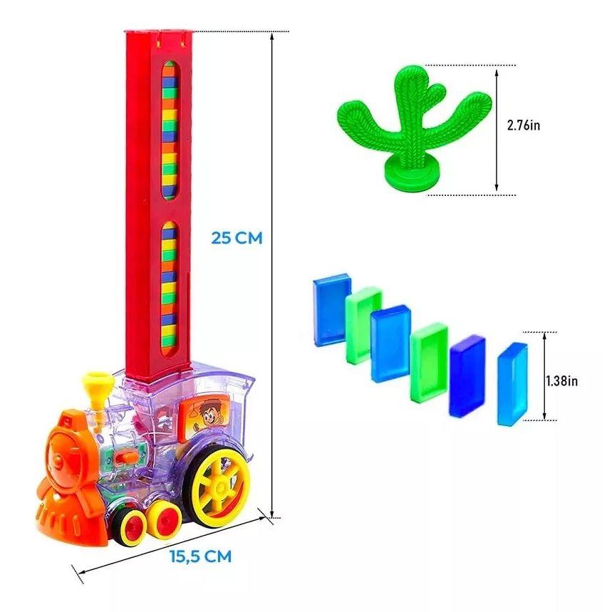 Domino Train Mechanical Automatic Arrange | Domino Toy With Train