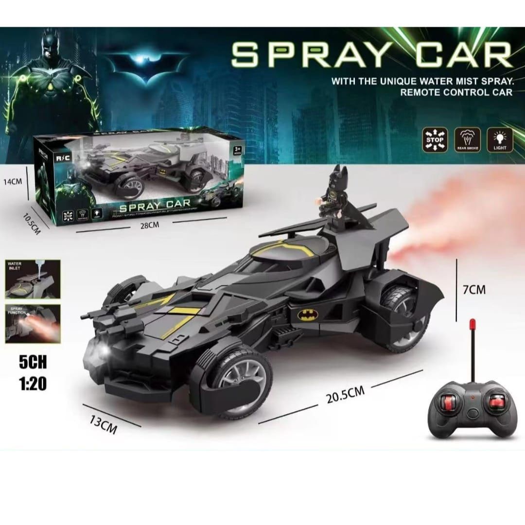 Batman Themed Car | RC Spray Batmobile 