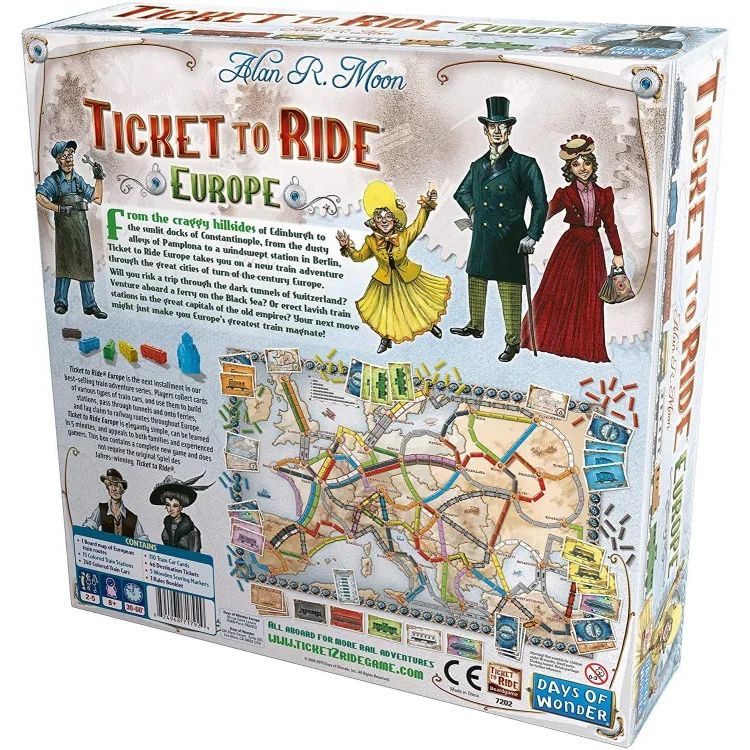 Ticket To Ride Europe | Board games For Kids