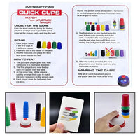 Quick Cups 2-4 Player Game | 30Pcs Cups Game For Kids