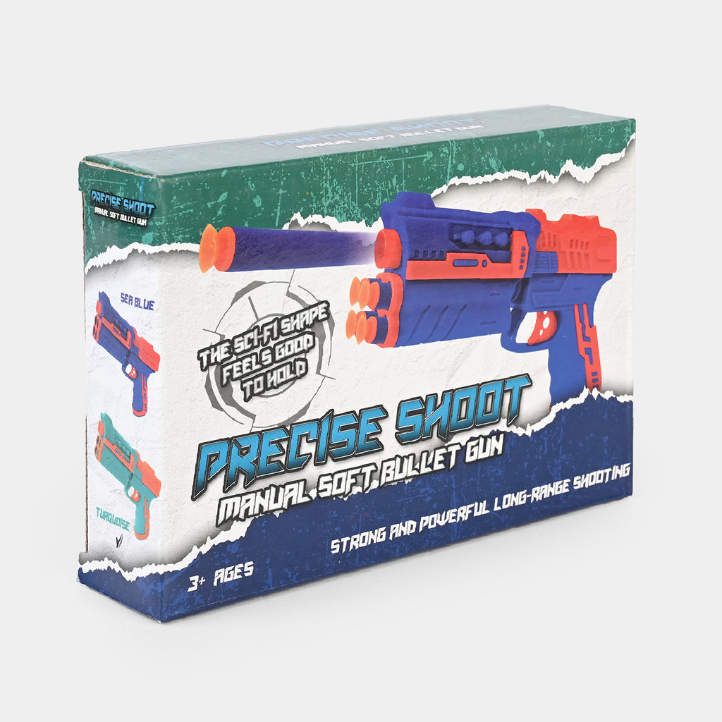 Soft Bullet Gun | Foam Dart Pistol With 10 Bullets