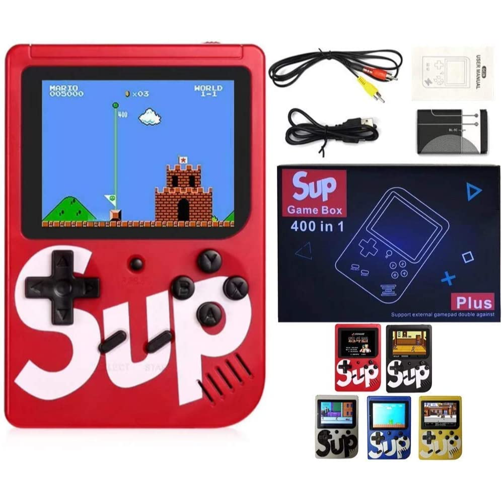 Sup Game Box with Mario, Super Mario, Dr Mario, Contra and 400 More