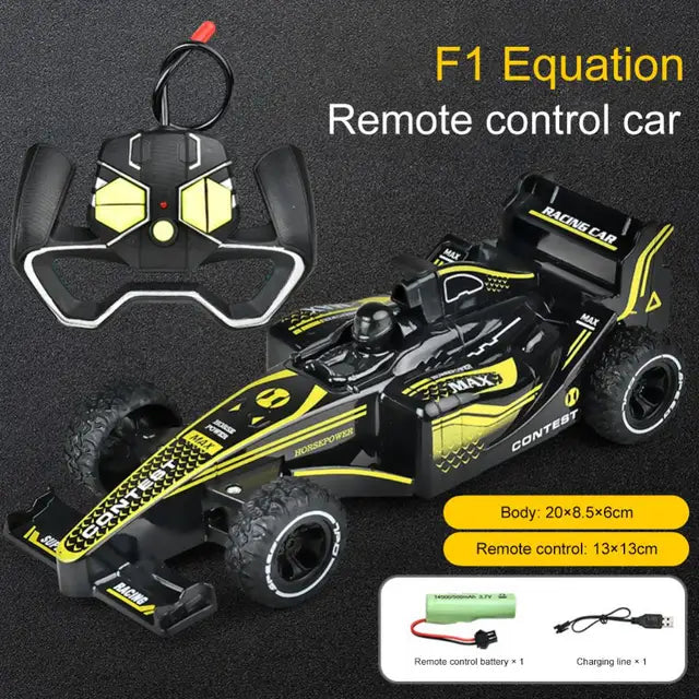 F1 Remote Control Car Racing Equation 1 20 Scale Tail Spray RC Car W The Toy Factory