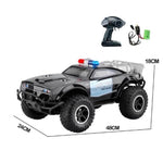 2.4GHz Remote Control Police Themed Rock Crawler With Rechargeable Batteries & Lightning Effects