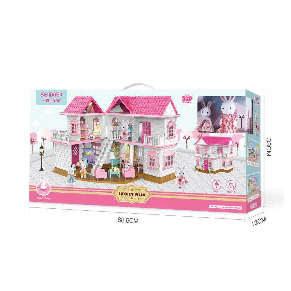 Luxury Villa Doll House | Sender Family DIY Playset