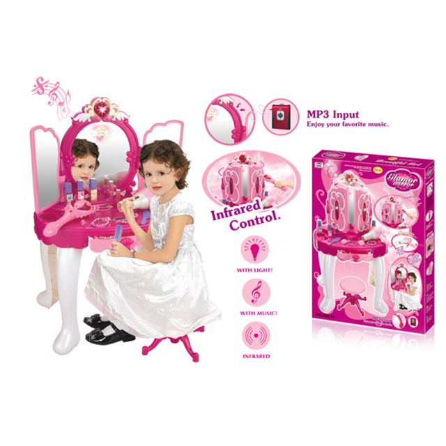 Glamour Mirror Infrared Control | With Light,With Music & Infrared Control Toys For Girls