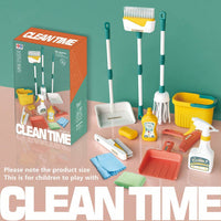 12 Pcs Cleaning Kit Toy For Children | Learning Toys For Kids