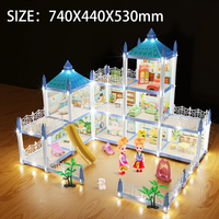 Princess House | 4 Storey Doll House Castle With Led Lights
