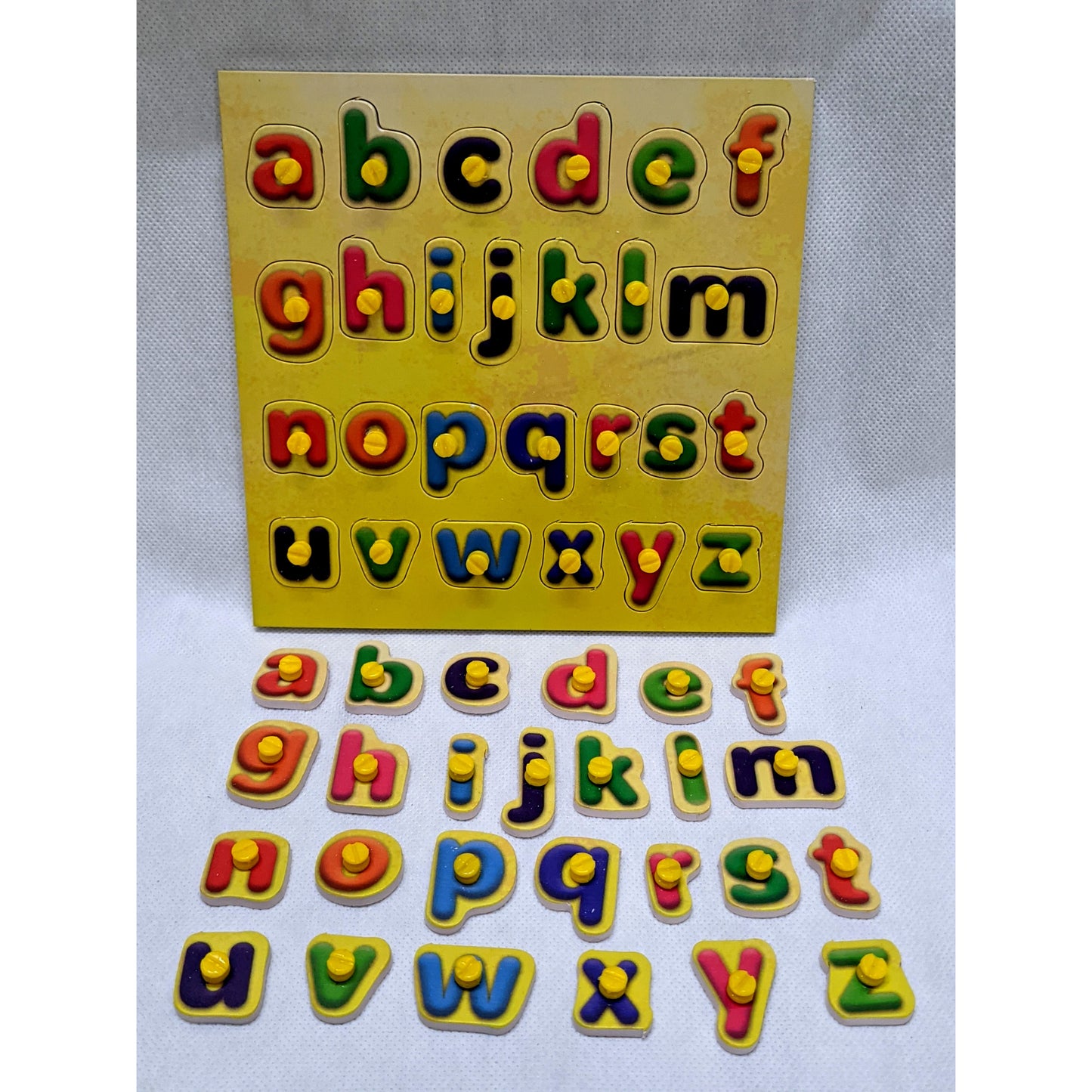 Learning Wooden Puzzle Toys | Alif Bay Pay ABC Numbers