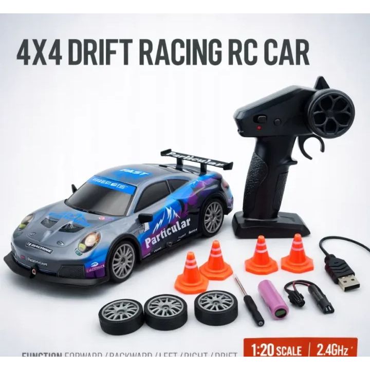4WD High Speed RC Drift Car | 22km/h Racing Car with Lights