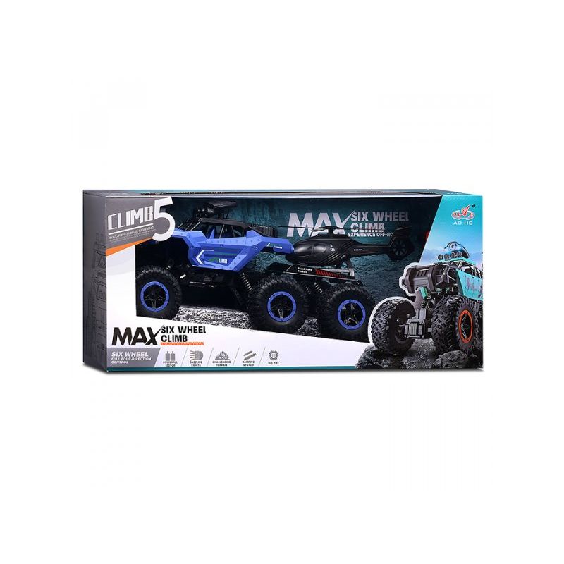 2.4GHz Remote Control 6 Wheels Off Road Car With Rechargeable Batteries