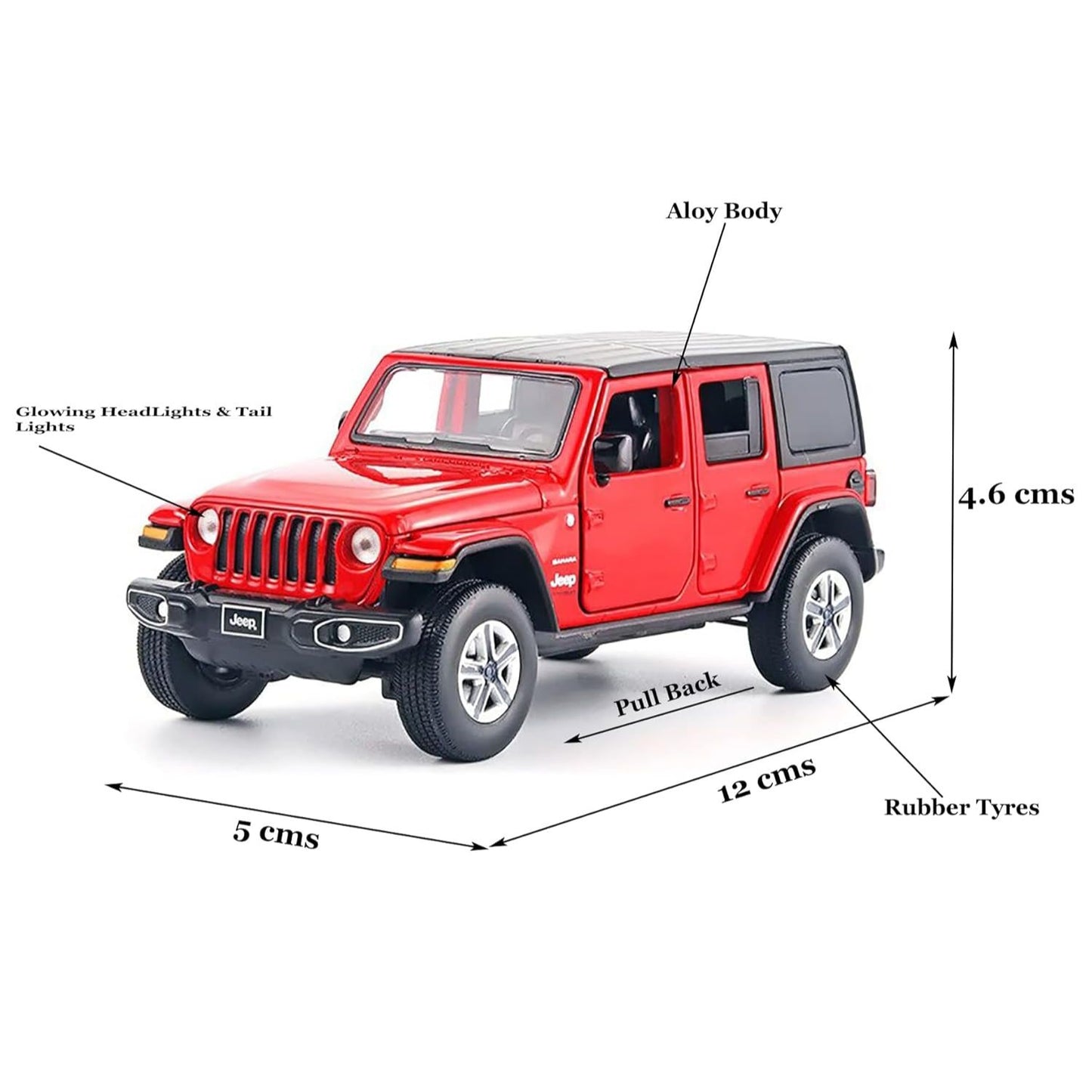 Die Cast Alloy Jeep Themed Model Car