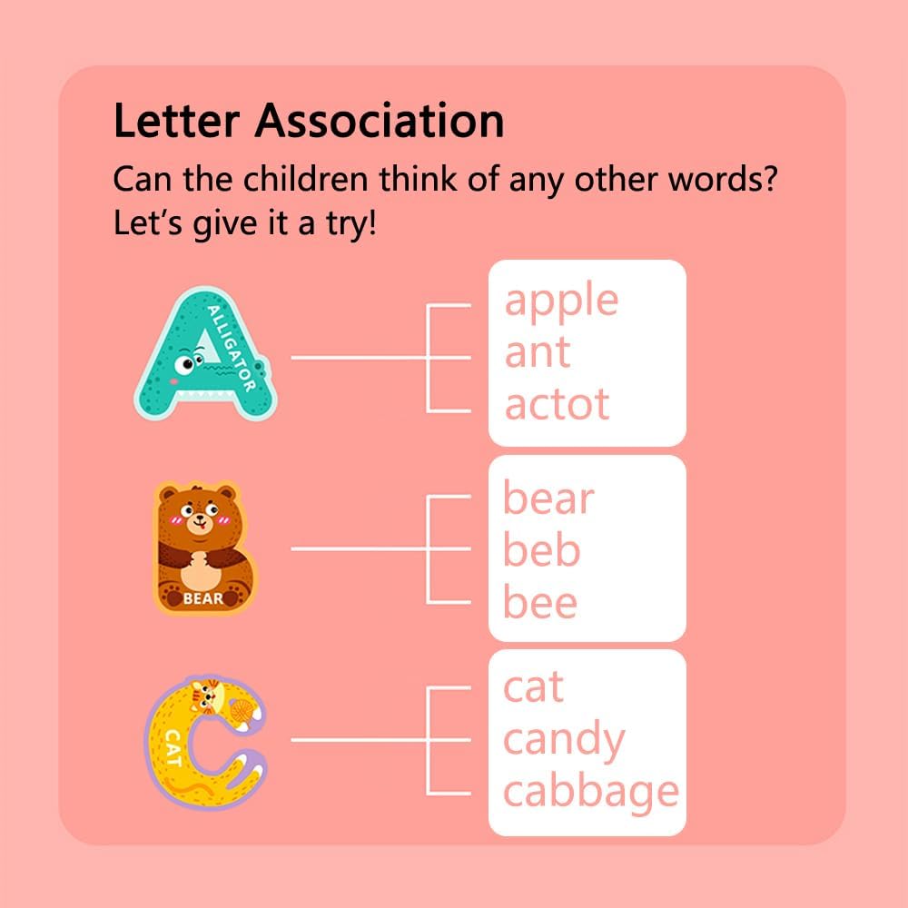 Animal Alphabet Refrigerator Magnets A–Z Set