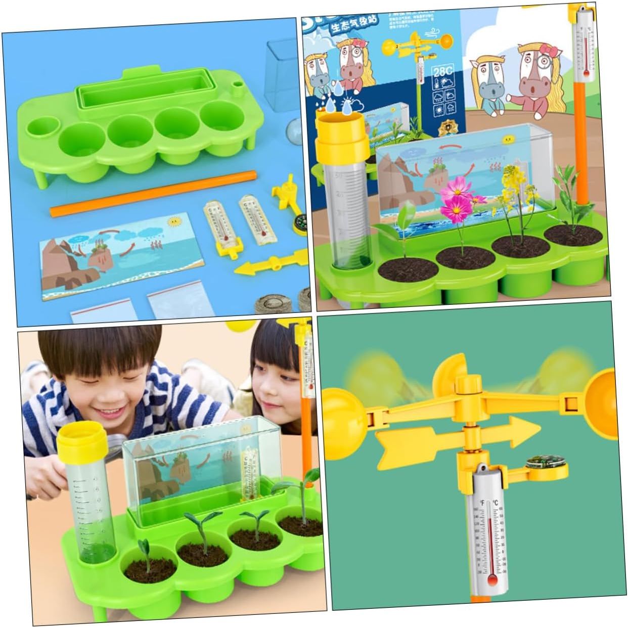 Stem Weather Station Kit | Science Experiment Kit For Kids | Plant Growth & Climate Observation