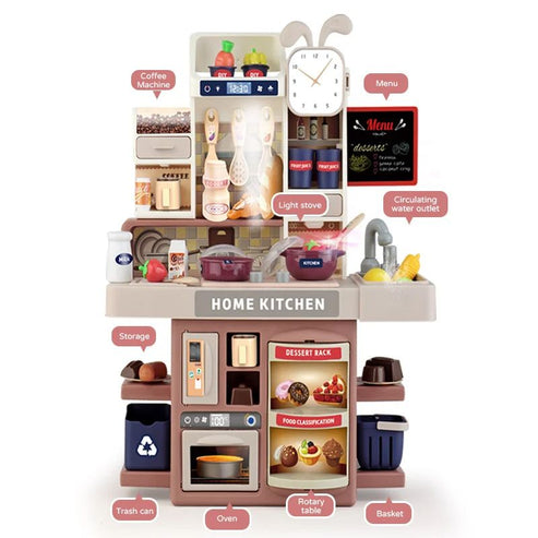 DIY Dream Home Kitchen Play Set With 33+ Accessories