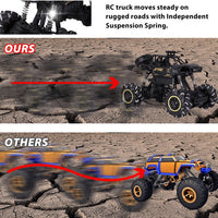 2.4GHz Wrist Remote Control Rock Crawler With 360° Rotation & Rechargeable batteries
