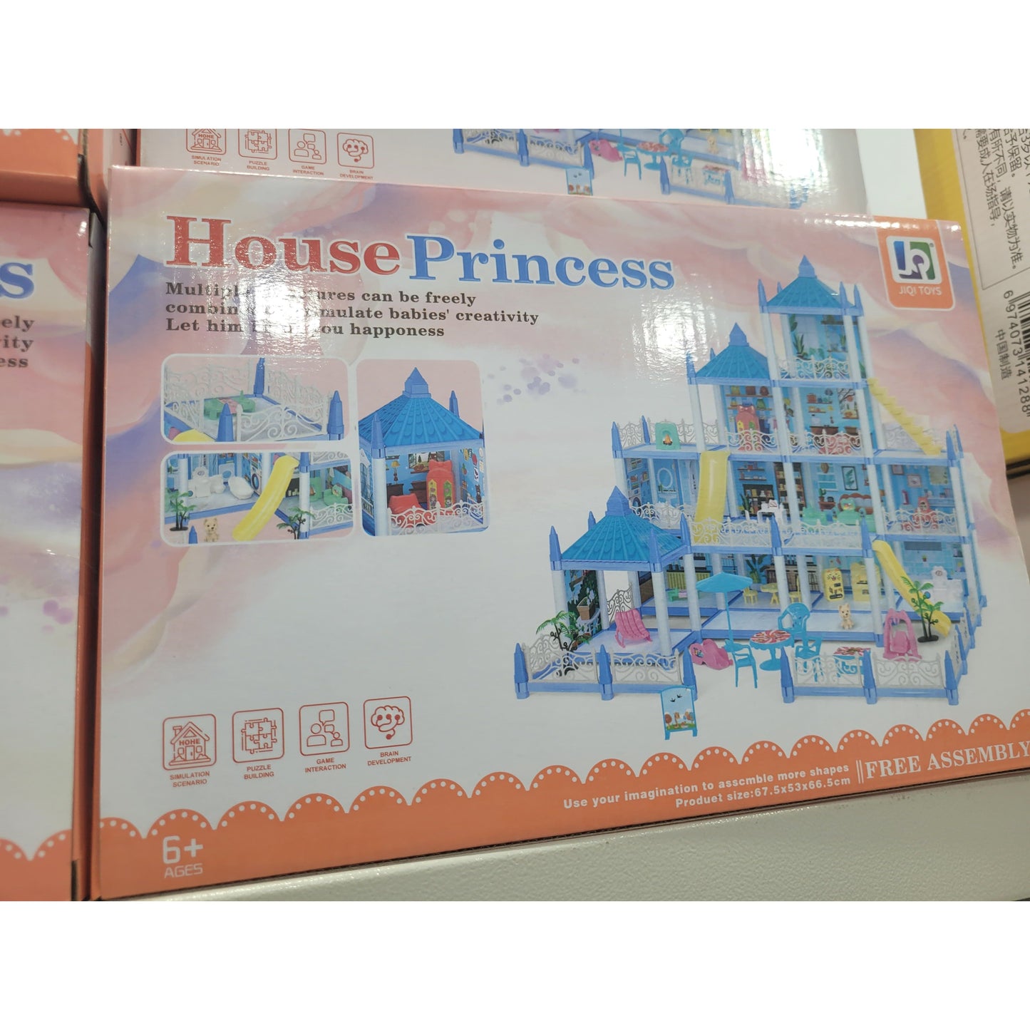 Princess House | 4 Storey Doll House Castle With Led Lights