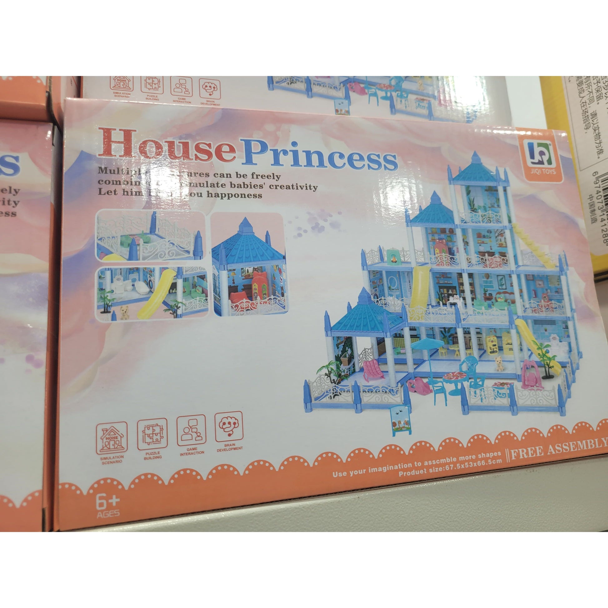 Princess House | 4 Storey Doll House Castle With Led Lights