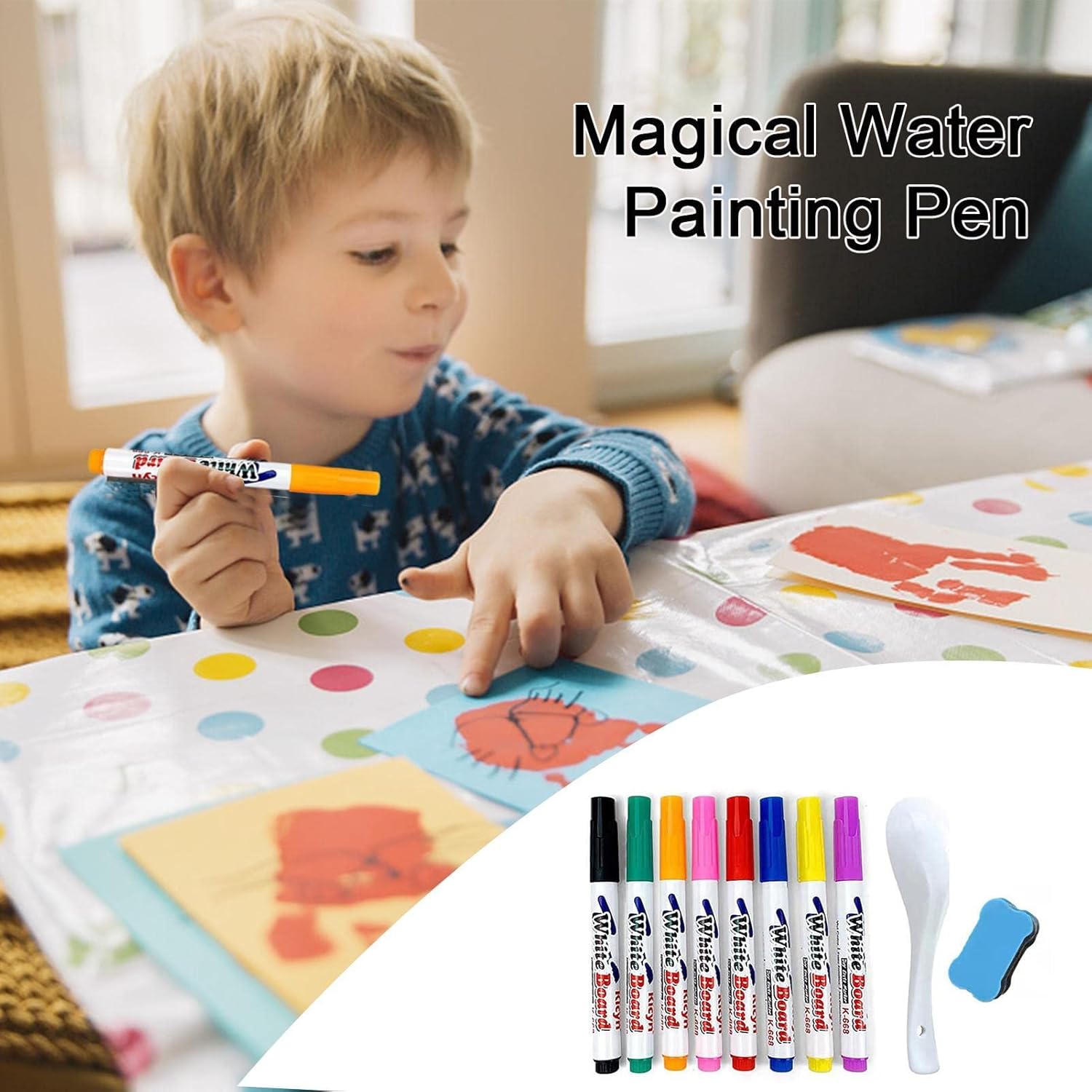 Colorful Magical Water Painting Whiteboard Markers