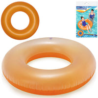 Inflatable Frosted Neon Swim Ring