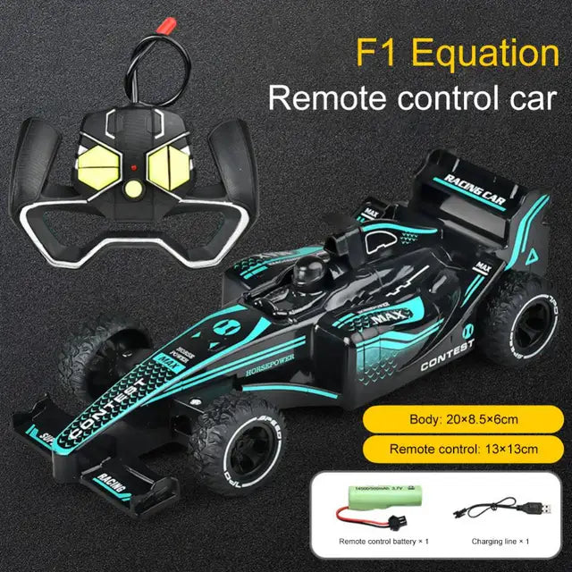 F1 Remote Control Car Racing Equation 1 20 Scale Tail Spray RC Car W The Toy Factory