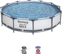 BESTWAY Steel Pro Round Swimming Pool 12ft x 2ft 6in