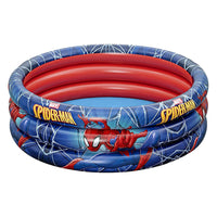 BESTWAY Spider Man Three Ring Swimming Pool For Kids 4ft x 1ft