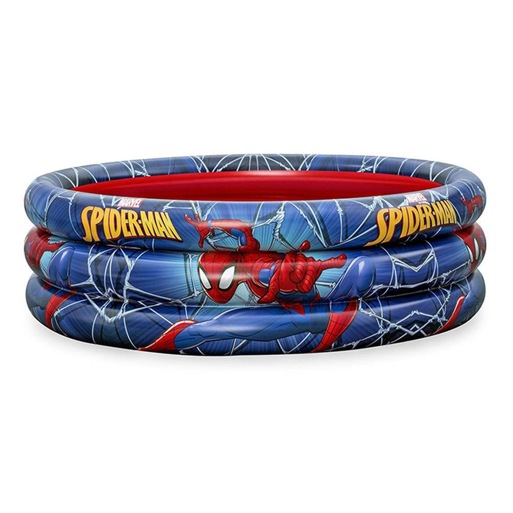BESTWAY Spider Man Three Ring Swimming Pool For Kids 48in x 12in