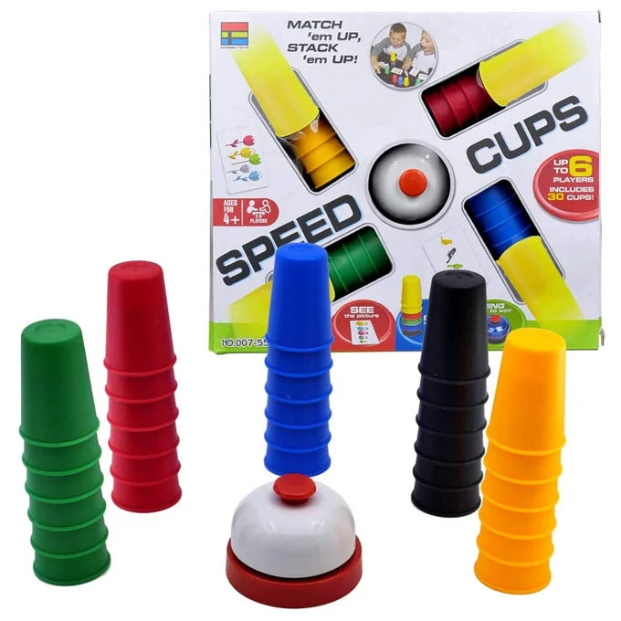 Quick Cups 2-4 Player Game | 30Pcs Cups Game For Kids